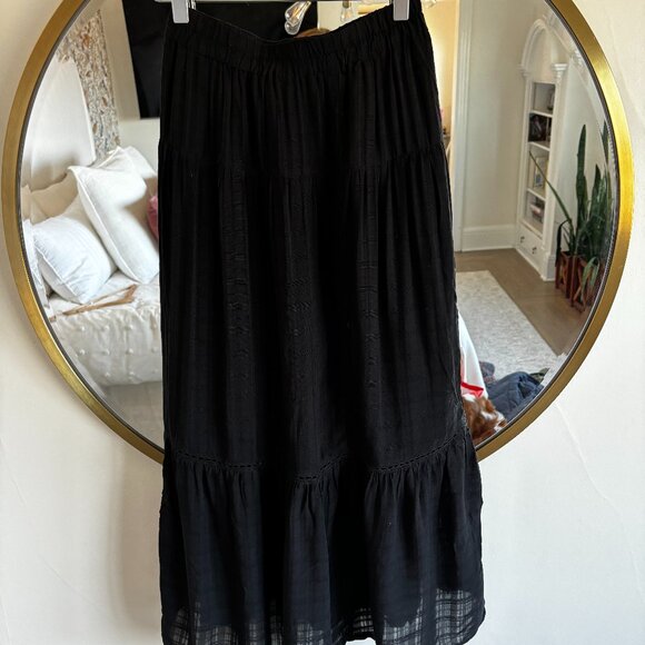 Gentle Fawn Black Tiered Skirt - Picture 1 of 2